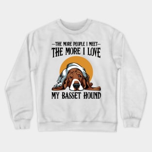 Basset Hound Crewneck Sweatshirt